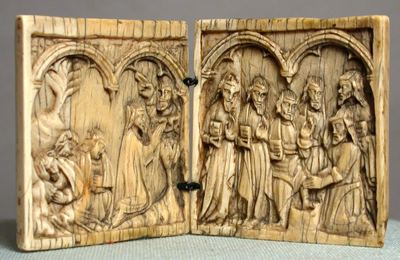 Diptych with Scenes from the Passion