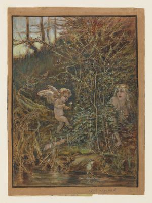 Maiden, Cupid and Frog
