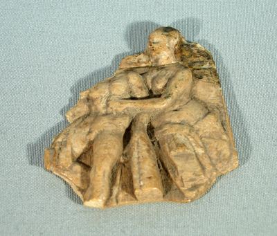 Panel with Lovers